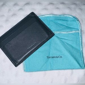 Unisex Tiffany & Co. Card holder and dust sleeve GUC